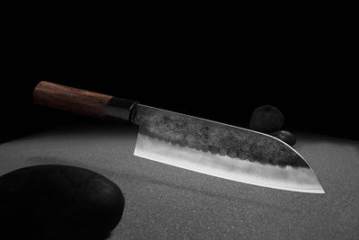 ZDP-189 Santoku Black 180mm Japans Mes Braainest