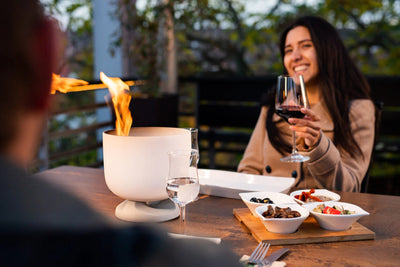 QFlame Tafel Vuurschaaltje met Ethanol - 2 Modellen QFlame