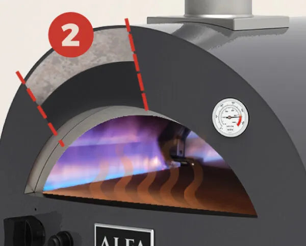 Alfa Forno 1 Pizza Oven Hybride Compact MODERNO Alfa Forni