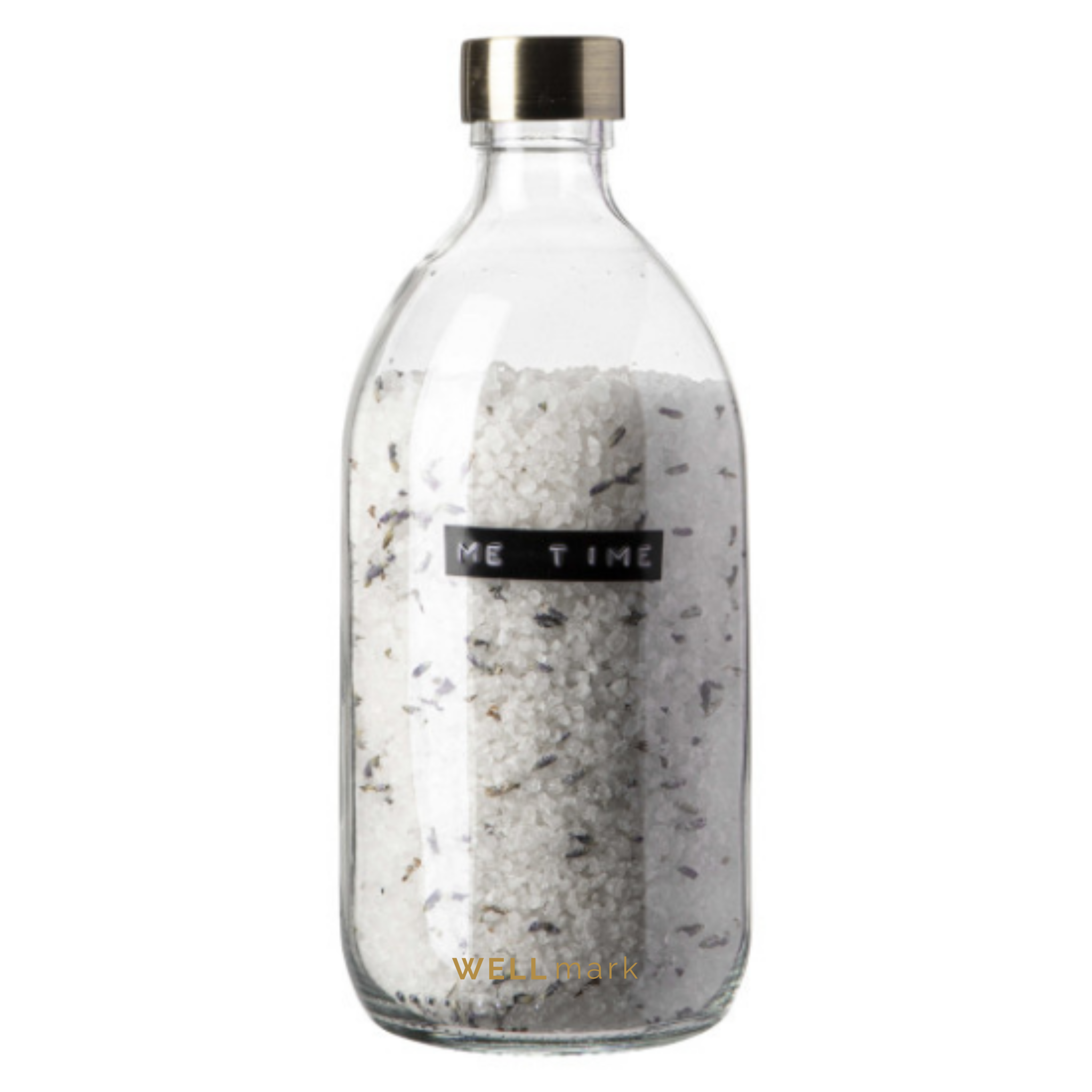 Wellmark Bath Salts Transparant/Brass Lavender Me Time Wellmark