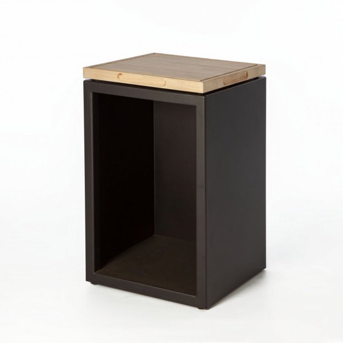 Caspero Design Butcher block zwart 50cm met snijplank 50cm Caspero Design