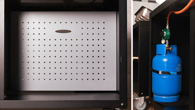 Cooking Station 160 Buitenkeuken voor Pizzaoven Alfa Forni