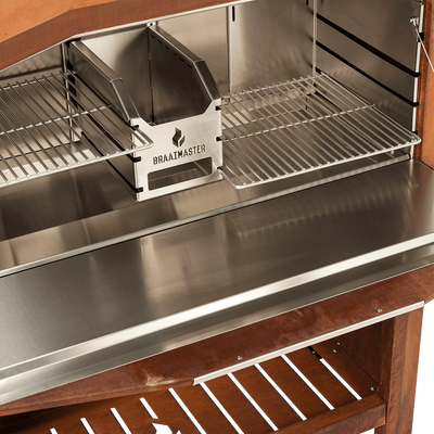 Braaimaster deur inleg Duo RVS werkblad accessoire Braaimaster