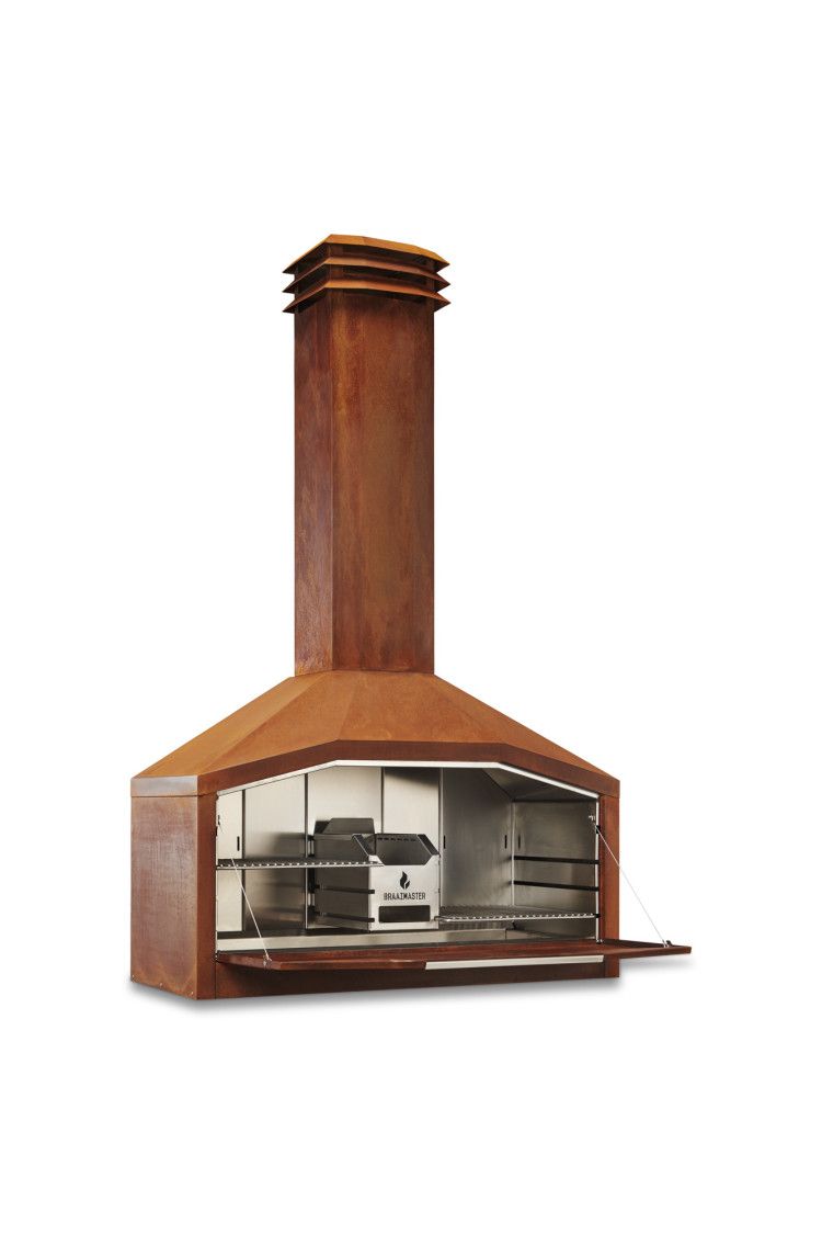 FS Duo corten zonder onderstel Braaimaster