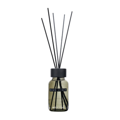 Wellmark Geursticks Smokey Black Dark Amber 200ml Wellmark