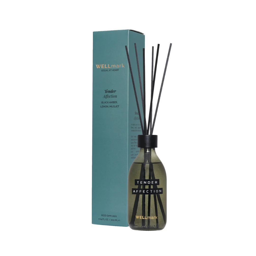 Geurstokjes Tender Affection WELLmark 200ml Braainest
