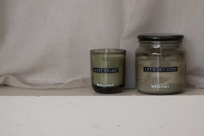 Wellmark Grote Geurkaars Dark Amber Wellmark