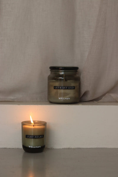 Wellmark Grote Geurkaars Dark Amber Wellmark