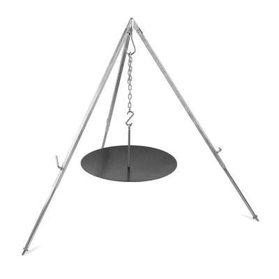 Hangende Grillplaat Driepoot – Open Vuur BBQ 56 cm Braainest
