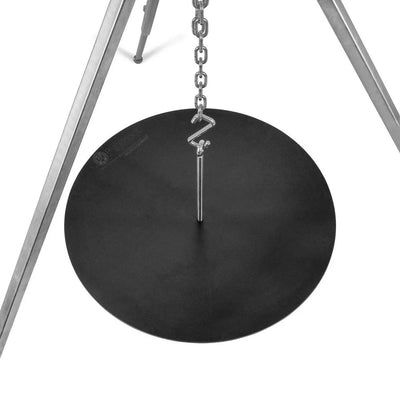 Hangende Grillplaat Driepoot – Open Vuur BBQ 56 cm Braainest
