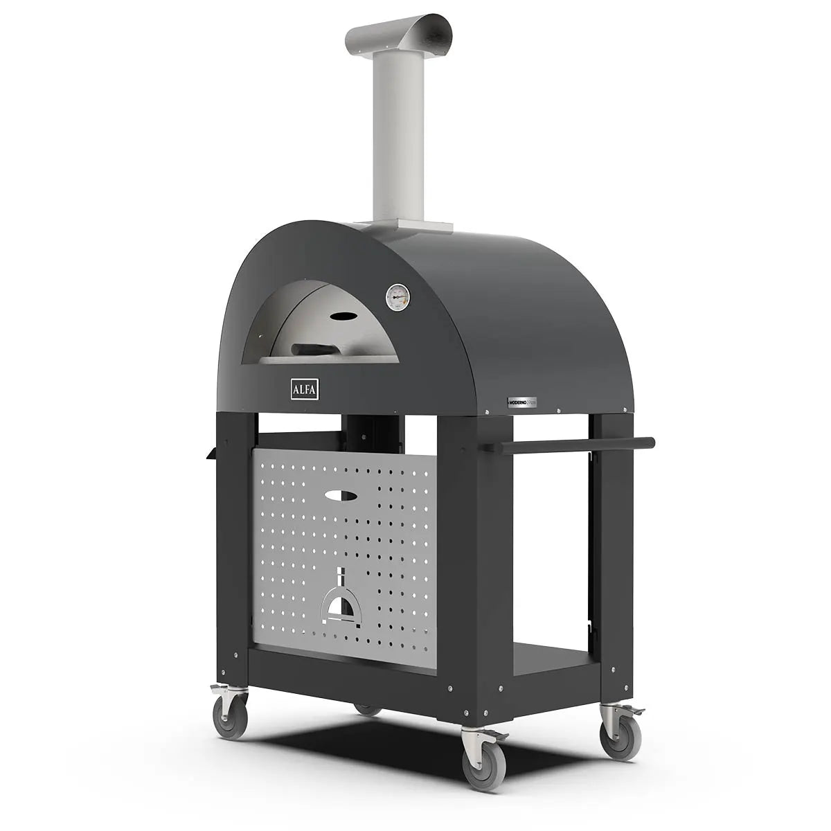 Alfa Forno 2 Pizze Pizza Oven Hybride Buiten MODERNO Alfa Forni