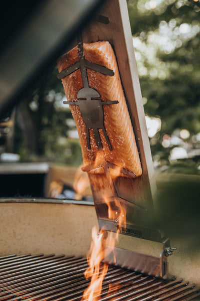 Rookbord Zalm – MONOLITH Zalmplank BBQ Hout Monolith