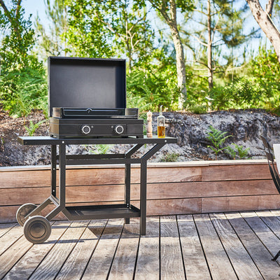 Forge Adour Modern Deksel 60 | Zwart Staal Plancha Kap Forge Adour