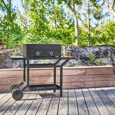 Forge Adour Modern Deksel 60 | Zwart Staal Plancha Kap Forge Adour