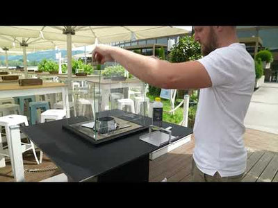 Pelmondo Barcube - Vuurzuil met pellets