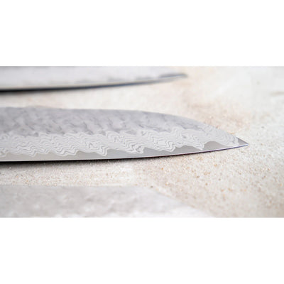 Nigara Gyuto VG-10 Damascus Tsuchime 240mm Mes Braainest