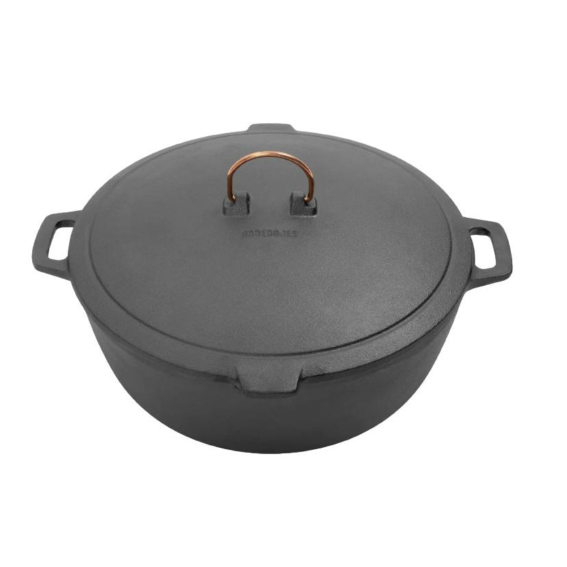 Barebones Stock Pot – Gietijzeren Braadpan 30cm Braainest