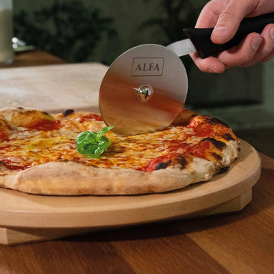 Alfa Pizzasnijder RVS – Professionele Pizzaroller Alfa Forni
