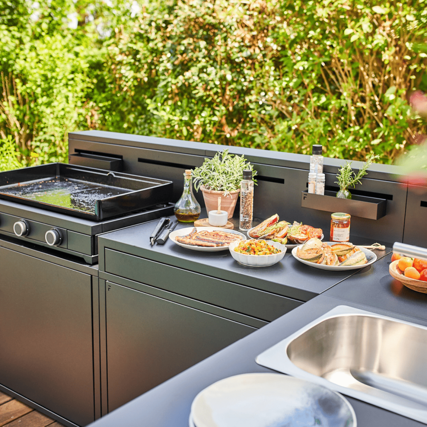 Werkblad Module met Barblad – Forge Adour Buitenkeuken Forge Adour