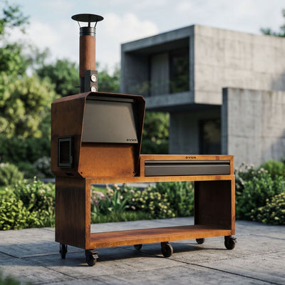 OVUN Mini : Compacte houtgestookte buitenoven | Bak, grill, rook & kook buiten OVUN