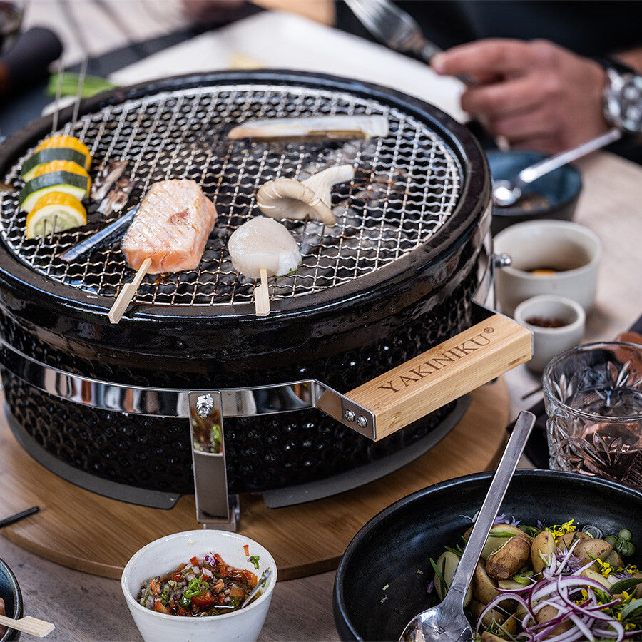 YAKINIKU Shichirin Round keramiek rvs Yakiniku