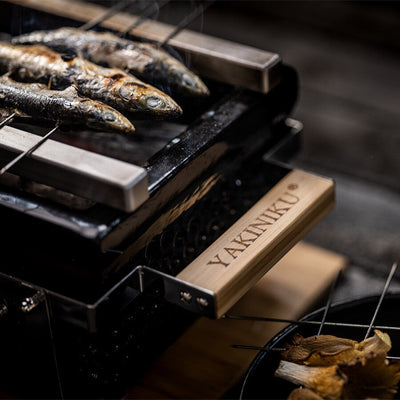 YAKINIKU Shichirin Rectangle Keramiek RVS Yakiniku